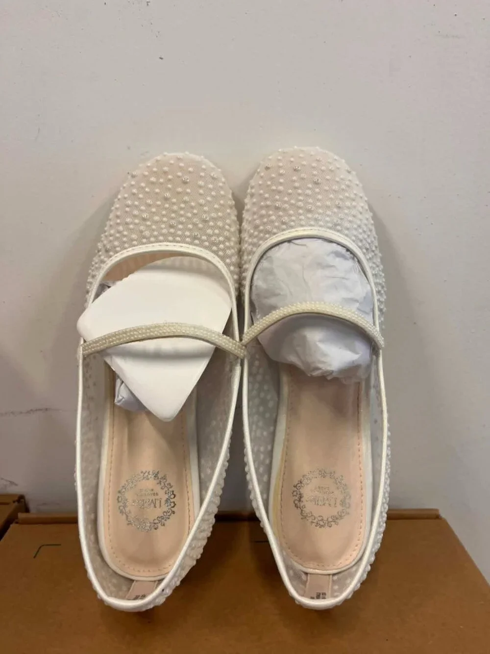 I. Miller Chyvone Big Kid Girls Round Closed Toe Ballet Flats Size 4 - P1